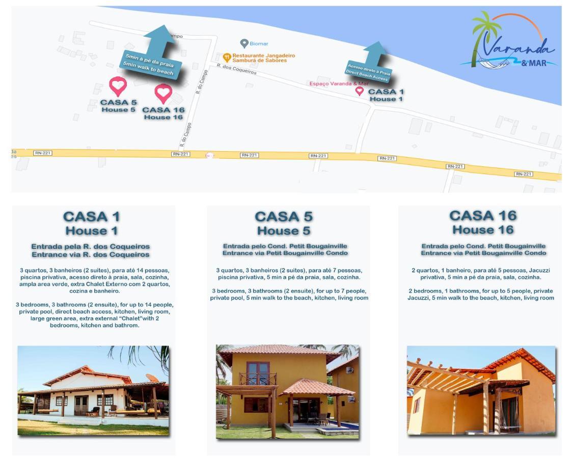 Espaco Varanda E Mar Beach Houses São Miguel do Gostoso Exterior photo